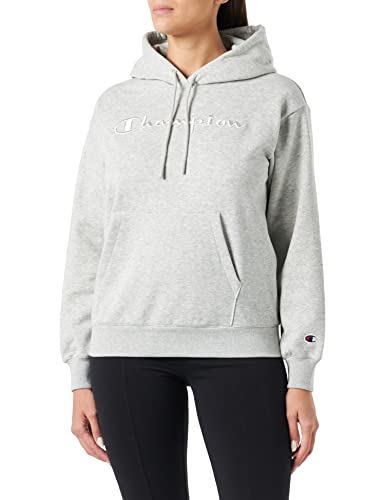 Champion Damska bluza z kapturem Rochester 1919, z logo, jasnoszary melanż (Lngym), XL, Jasnoszary melanż (Lngym), XL