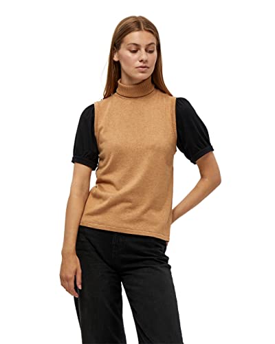 Minus33 Raka Knit Turtleneck Blouse bluza damska, Almond Melange, XS