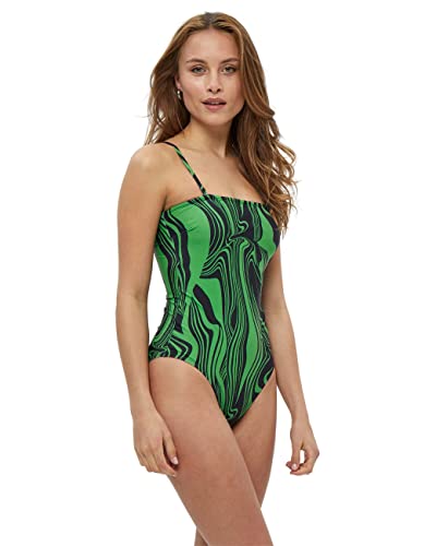 Minus Damski kostium kąpielowy Nabina zielony jabłko nadruk graficzny, L