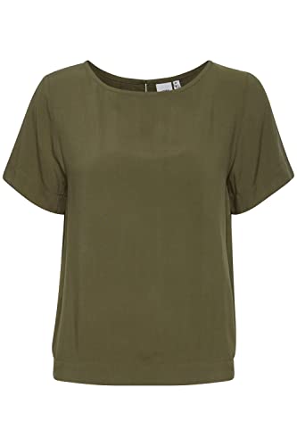 ICHI IHMAIN SS SS - Bluzka - 20114547, Ivy Green (190512), 38