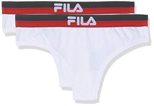 FILA Stringi damskie (2 sztuki), biały (White 300), XS