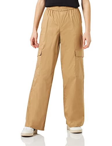 Vila Damskie spodnie VICARGO RW Pant, Curds & Whey, 36, Curds & Whey, 36