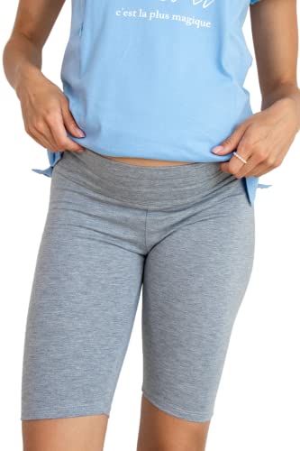 ToBe Damskie legginsy ciążowe (Hotpants), 4258149, szare, S, szary, S
