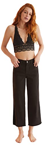 Women'secret Bralette Halter Koronka Biustonosz Damski, Czarny, M