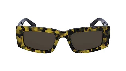 Calvin Klein Okulary przeciwsłoneczne, Żółta Hawana, rozmiar uniwersalny