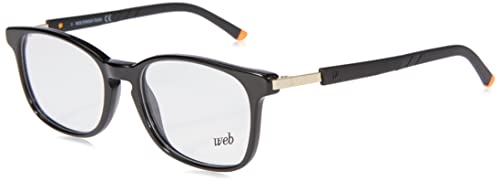 Web Eyewear Okulary przeciwsłoneczne unisex, czarny (Shiny Black), 48