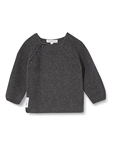 Noppies Baby Unisex Baby U Cardigan Knit Ls Pino kardigany, Dark Grey melange - C238, 56