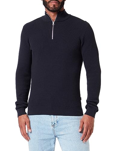 CASUAL FRIDAY sweter męski, 194007 / antracyt czarny, XXL