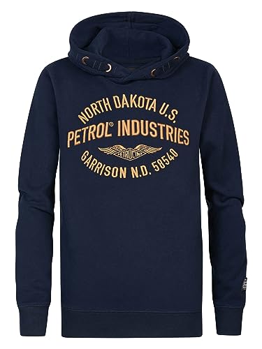 Petrol Industries Boys Sweater Hooded Bluza dziecięca, Marynarka Północna, 6 lat