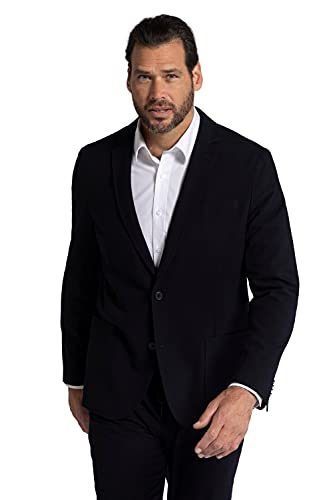 JP 1880 Męska marynarka Sakko, Modern Fit, Flexnamic, Halbgefüttert Blazer, granatowy, 52 duże rozmiary