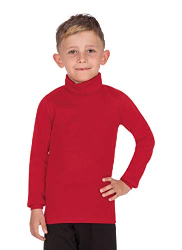 Trigema Chłopięca bluza narciarska z długim rękawem, wiśniówka, 140