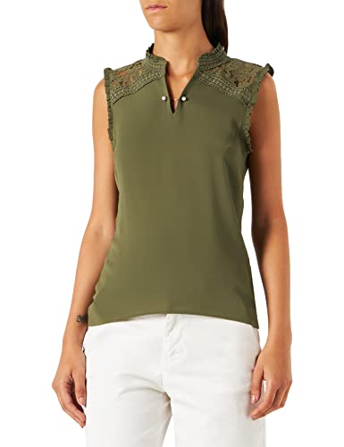 Naf Naf koszulka damska omeda, Muzeka, zielony, L