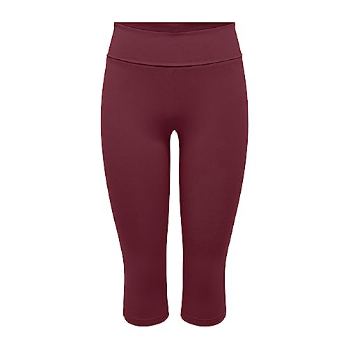 ONLY Damskie legginsy sportowe, Windsor Wine, M