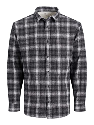 JACK&JONES męska koszula z długim rękawem, z motywem asfaltu, rozmiar L