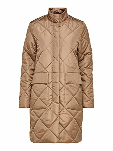 SELECTED FEMME BLACK Slfnaddy Quilted Coat B Noos Płaszcz Damski, Caribou., 42