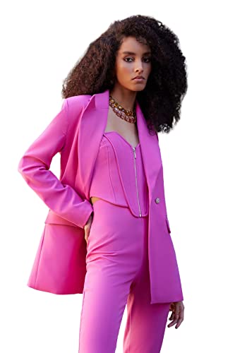 Trendyol Damski tkany biustonosz, fuksja, 38, fuksja, 64