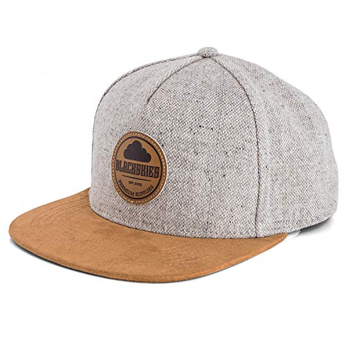 Czapka Blackskies Pathfinder Snapback Cap, uniseks, wysokiej jakości czapka bejsbolowa, regulowana, rozmiar uniwersalny, szary melanż., jeden rozmiar