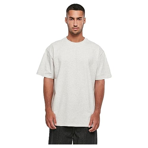 Build Your Brand Męski T-Shirt Heavy Oversize Tee lightgrey M, jasnoszary, M