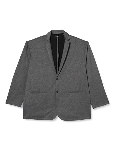JACK&JONES PLUS Męska marynarka Jprblabeck Sweat Blazer Pls, szary melanż, 5XL duże rozmiary