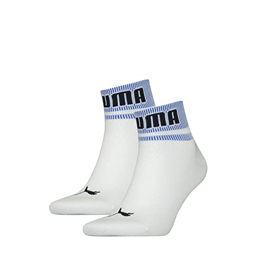 PUMA Rajstopy uniseks New Heritage Quarter, białe Benjamin Blue, rozmiar 43/46, Biały Benjamin Blue, 43-46 EU