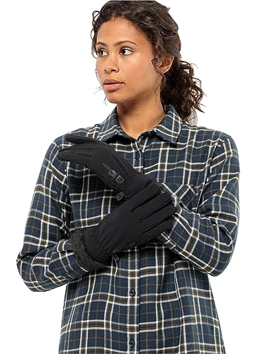 Jack Wolfskin Damskie rękawiczki HIGHLOFT Glove Women, czarne, S, czarny, S