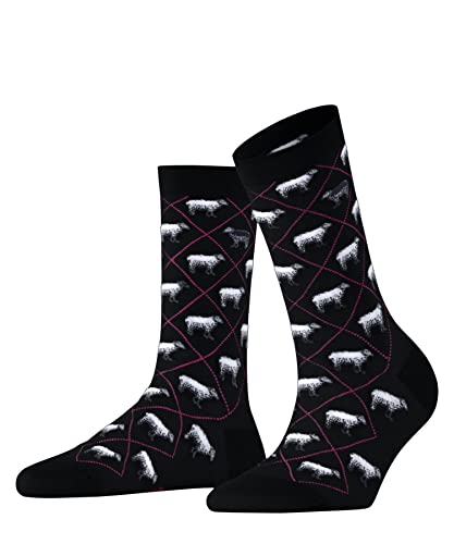 Burlington Be one-of-a-kind damskie skarpety z przyjaznej dla skóry bawełny, czarny (Black 3000), 41 EU