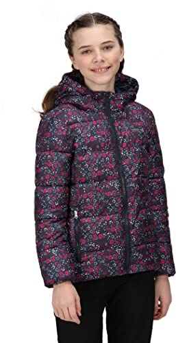 Regatta Unisex dziecięca kurtka typu Lofthouse V, Navyditsyflor, 11 Lata