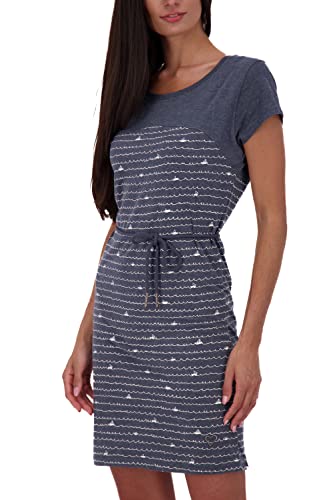 Alife and Kickin damska koszula ClarinaAK B sukienka damska sukienka na czas wolny sukienka letnia XS-XXL, granatowy melanż, granatowy melanż, XS