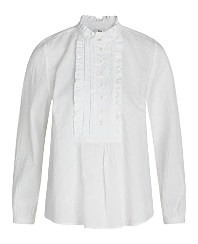 Noa Noa Damskie topy DanaNN, białe z nadrukiem, 44, Print White, 44