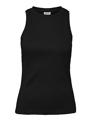 VERO MODA Women's VMLAVENDER SL TOP VMA JRS NOOS Shirt, czarna, XXL, czarny, XXL