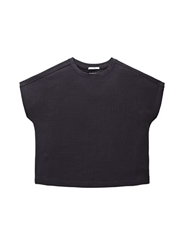 TOM TAILOR Dziewczęcy 1036156 dziecięcy top, 29476-Coal Grey, 140, 29476 - Coal Grey, 140 cm