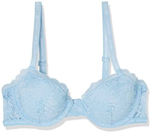 Calvin Klein Damski biustonosz balkonetka z lekką podszewką, Palest Blue, 65E