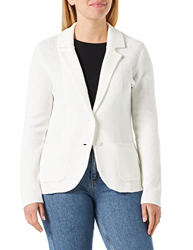 Sisley Kurtka damska 12C1M6385 kardigan sweter, biały 074, XS, Biały 074, XS