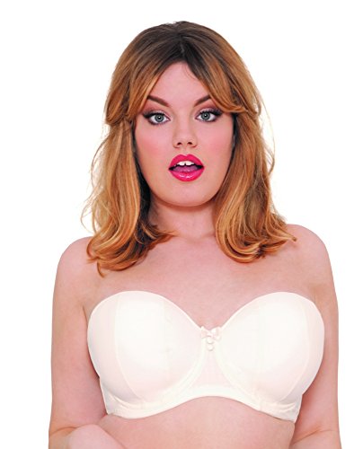 Curvy Kate Damski biustonosz bez ramiączek, Złamana biel (kość słoniowa), 85M