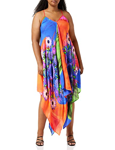 Desigual Damska sukienka Vest_Roseau, wielokolorowy (Tutti Fruti 9019)., M