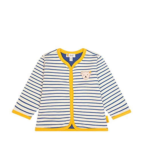 Steiff Dziecięca kurtka dwustronna kurtka przejściowa, True Navy, 080, Granatowy (True Navy), 80