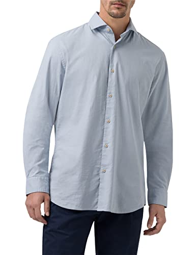 Pierre Cardin Męska koszula Kervin, Blue Fog, XL (DE), Niebieska mg?a, XL