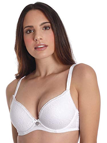Sassa Damski biustonosz push-up, biały, 90C, biały