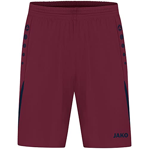 JAKO Sporthose Damskie spodnie sportowe Wyzwanie, Maroon/Azul Marino, 40-42