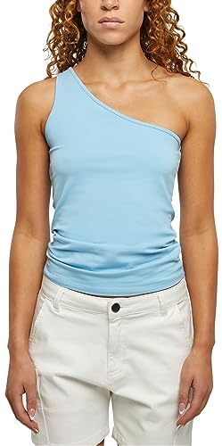 Urban Classics Damski top asymetryczny, dostępny w wielu różnych kolorach, rozmiary od XS do 5XL, Balticblue, XS