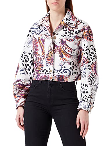 Just Cavalli Damski płaszcz groszkowy Kaban, 102 naturalny, UK 45