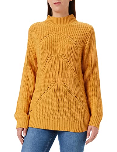 Blue Seven Damski sweter z golfem pulower, miodowy, 44