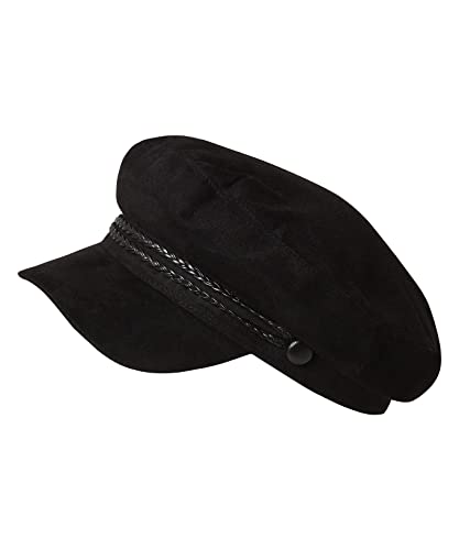Joe Browns Damska czapka z daszkiem w stylu piekarza, czarna, jeden rozmiar, Czarny, Rozmiar uniwersalny
