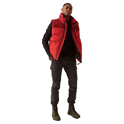 Garcia Męska kurtka ocieplana GJ210909_Men`s Outdoor Bodywarmer Jacke, Cadmium red, S