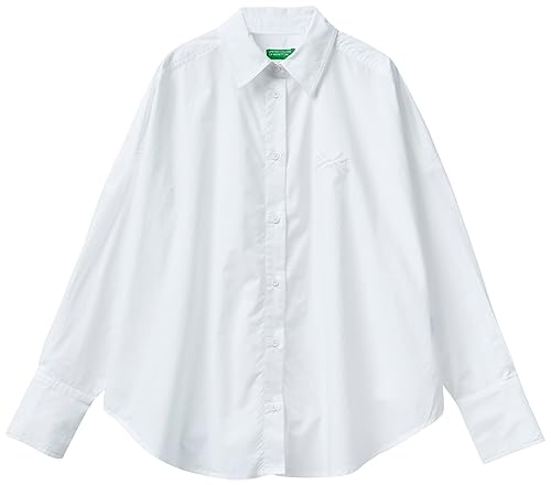 United Colors of Benetton Koszula męska, Biały 101, M