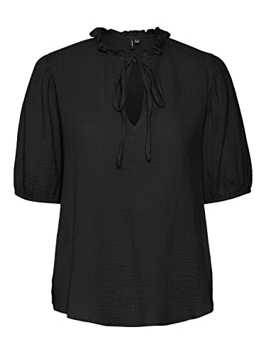 VERO MODA Damski top, czarny, S