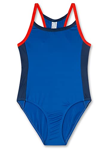 Sanetta Dziewczęcy kostium kąpielowy 440541, niebieski (Nautical Blue), 152, Nautical Blue, 152 cm