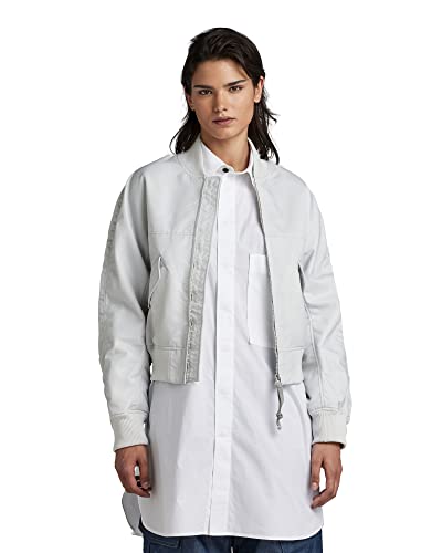 G-STAR RAW Damska kurtka bomberka, szara (Oyster Mushroom C143-D607), S, szary (Oyster Mushroom C143-d607), S