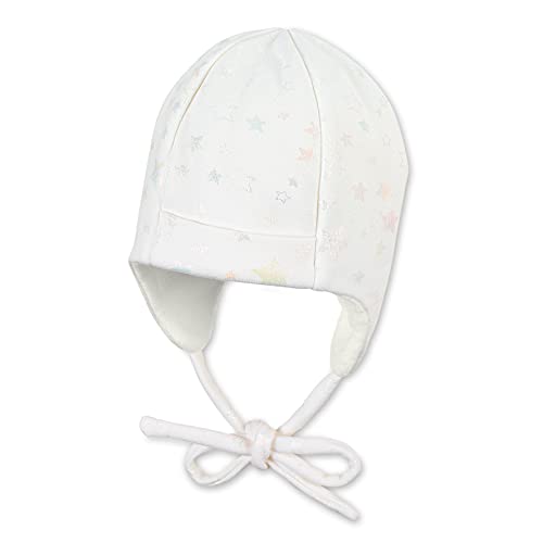 Sterntaler Mütze Flocken Czapka Bimba, Ecru, 43