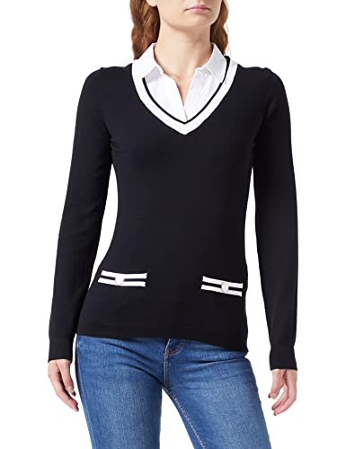 Morgan Sweter damski, Czarny/Off White, XS